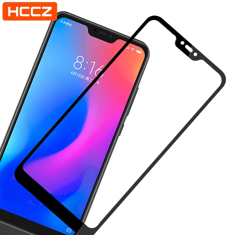 Защитное стекло на весь экран для Xiaomi Mi A2 Lite Play 6X Redmi Note 7 6 Pro 6A S2 Pocophone F1 закаленное