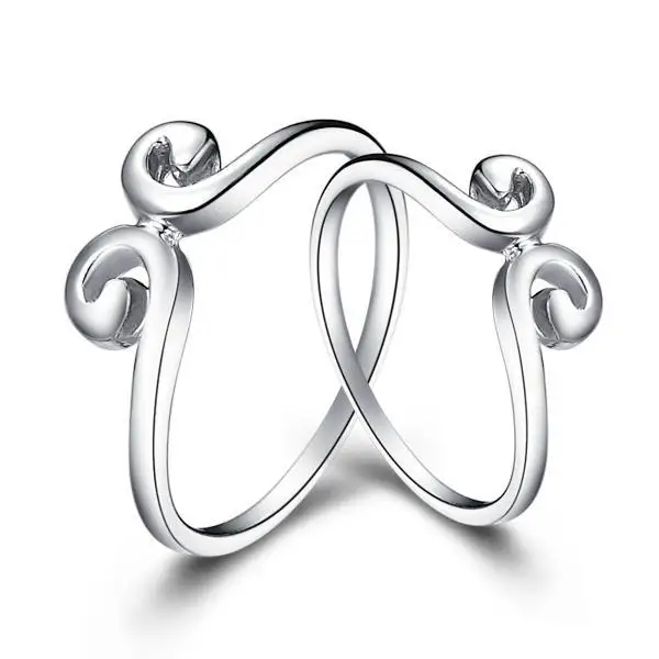 jewelry wholesale fashion gorgeous platinum plated and 925 pure silver rings A Chinese Odyssey classic couples style j009 | Украшения и