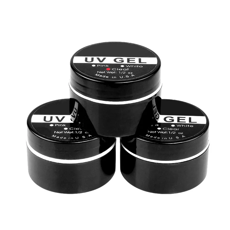 2 шт супер липкий УФ гель для ногтей клей кристально прозрачные пластыри на