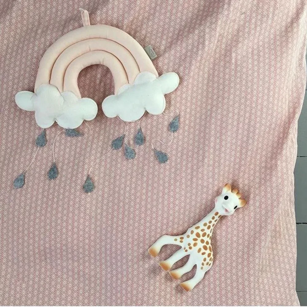 Nordic Style children's Room Decor Felt Cloud Rainbow Kids Decoration Scandinavian Baby Children | Дом и сад