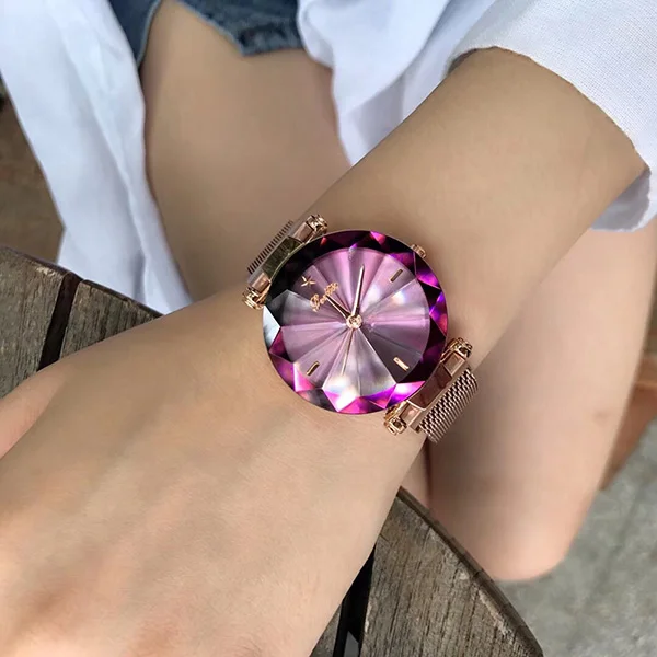 Gold Pink Супер тонкие часы для женщин, розовое золото, сетка, нержавеющая сталь, женские наручные часы, брендовые Роскошные повседневные часы для девушек, Relogio Feminino - Цвет: Gold Pink