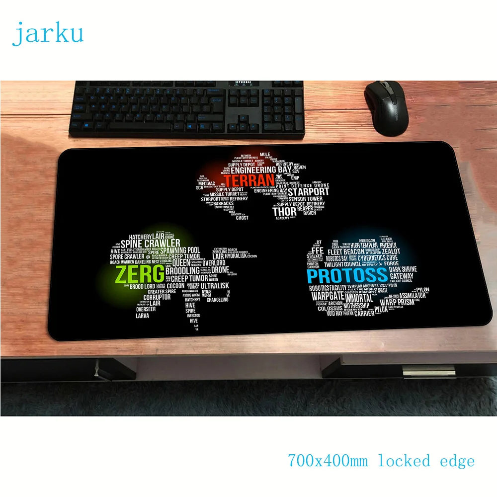 Starcrafte коврик для мыши геймер Инди поп 700x400x2 мм notbook игровой профессиональный ПК