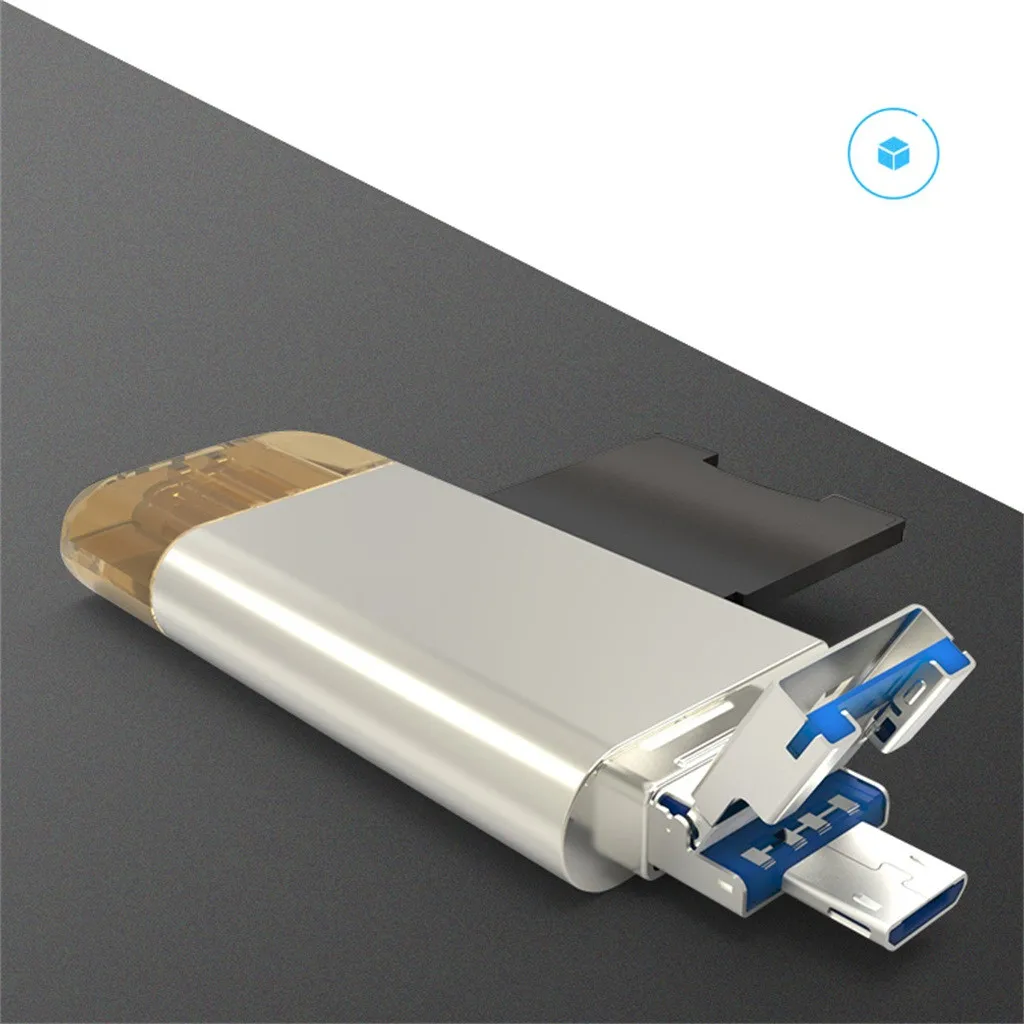 Ультра высокая скорость 3 в 1 USB 0 устройство для чтения карт памяти флэш адаптер