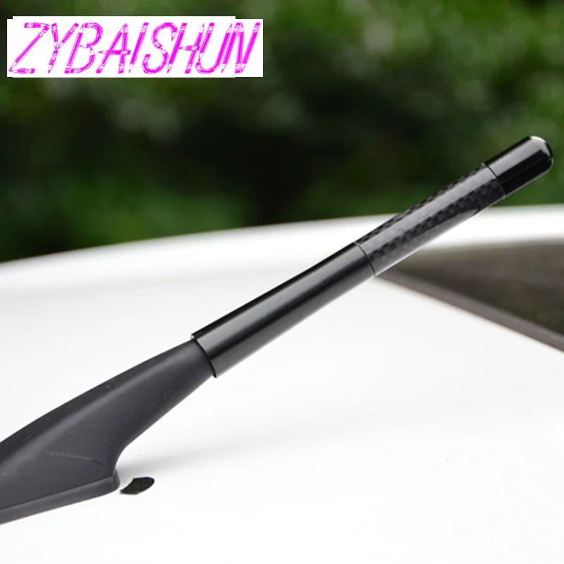 ZYBAISHUN короткая антенна из углеродного волокна радио для Honda CRV Accord Odeysey Crosstour FIT Jazz