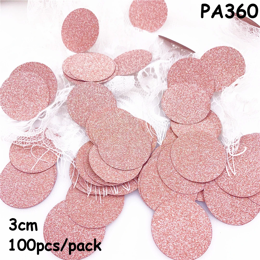 PA360 rosegold R Блестящая круглая гирлянда из розового золота для свадебных мероприятий, вечеринок, дней рождения, украшения для детской комнаты - Цвет: PA360 rosegold R