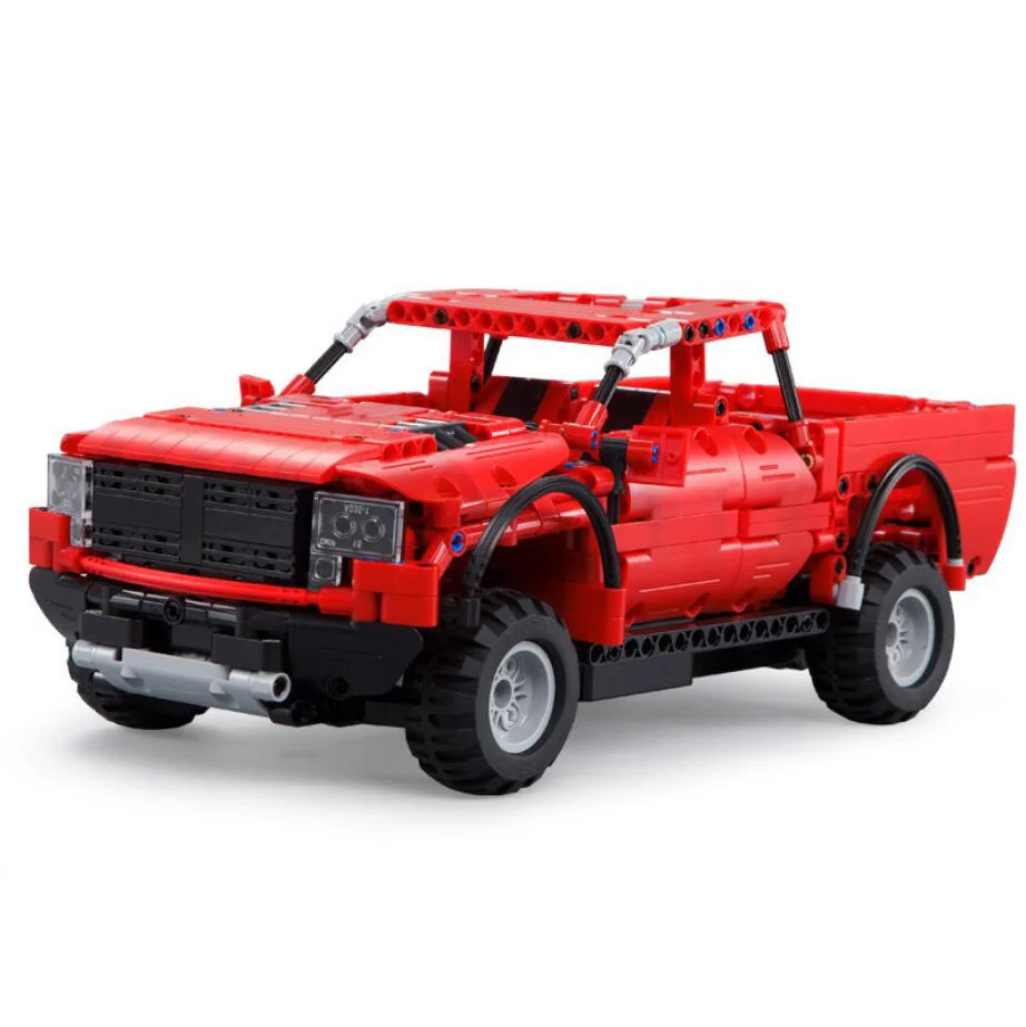Горячая дистанционного управления по радио знаменитый автомобиль ford f150 building block 2,4 ГГц Raptor собрать Модель Кирпичи rc игрушки коллекция для подарки
