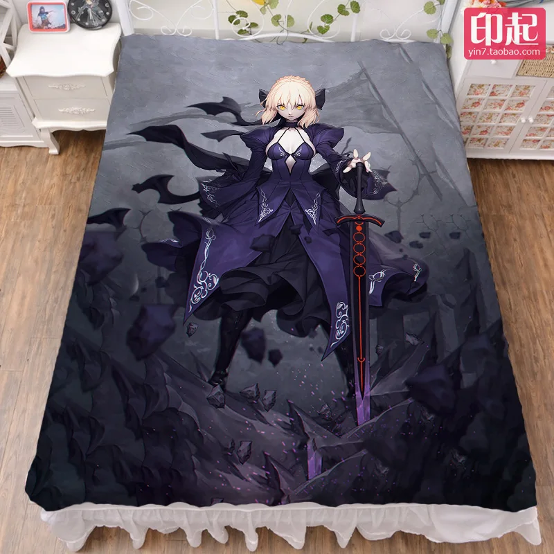 Обновленная постельная Простыня из аниме Fate/Apocrypha FGO постельное белье молочного