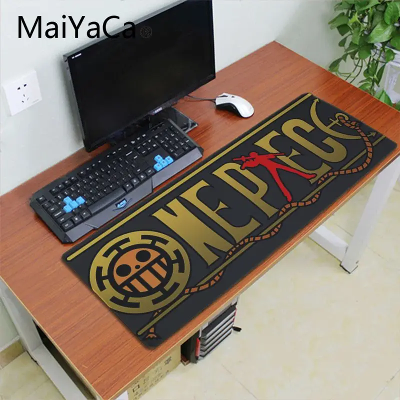Lock Edge 30x60cm Maiyaca один кусок логотип флаг настольный коврик для мыши большой размер 700x300 мм Аниме Коврик для мыши XXL прочный стол PC Противоскользящий коврик для мыши - Цвет: Lock Edge 30x60cm