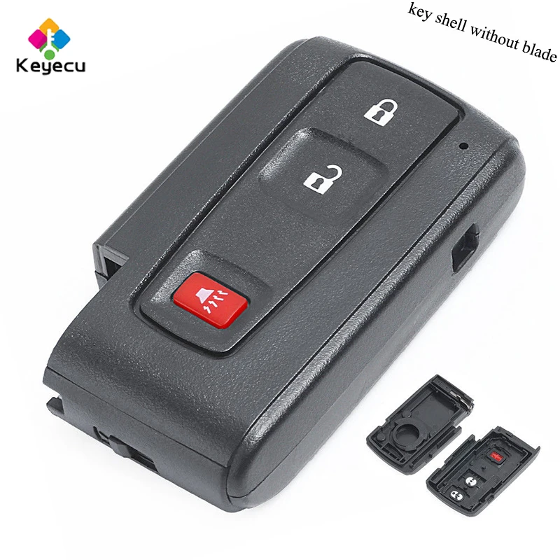 Запасной пульт дистанционного управления KEYECU корпус ключа без 2 + 1 кнопки с