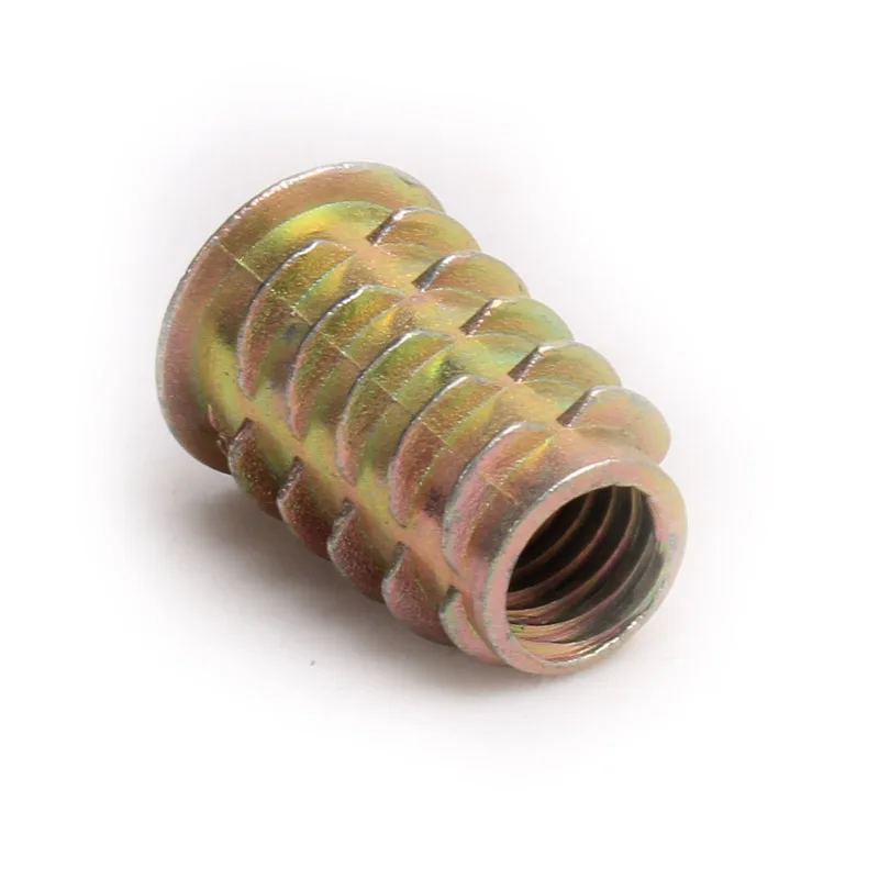 

50pcs M8*15 Furniture Nut Cabinet Connecting Screw Internal Thread Insert Nuts/ Hex Drive Head Decoration Wood Insert Nut