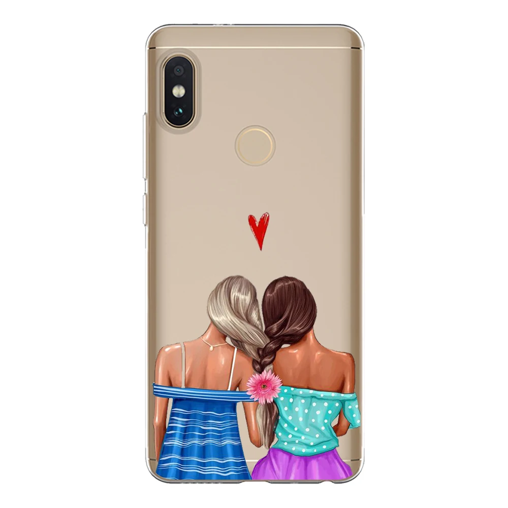 Soft TPU Funda For Xiaomi Redmi 5 Plus 6 6A Note 4 4X Pro Case Cover Silicone Capa Fashion Cute Sexy Girl Coque Phone Shell |