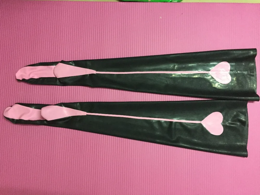 Высокое Качество Латекса Чулки Сексуальные Облегающие Тело Чулок С Контрастной