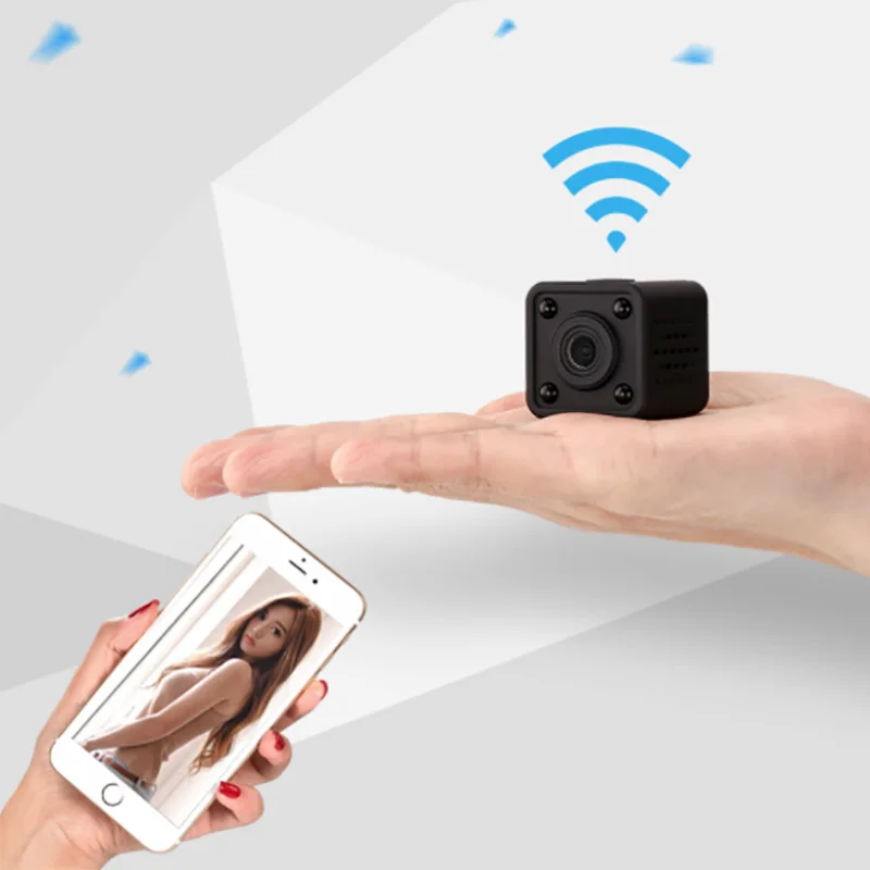 Ночная версия видео записывающая IP камера Поддержка 64G TF карта 140 градусов 0 4
