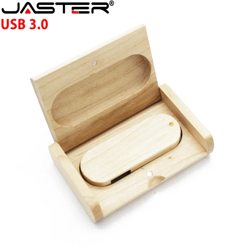 Флэш накопитель JASTER новый деревянный usb с подарочной коробкой флэш USB деревянной