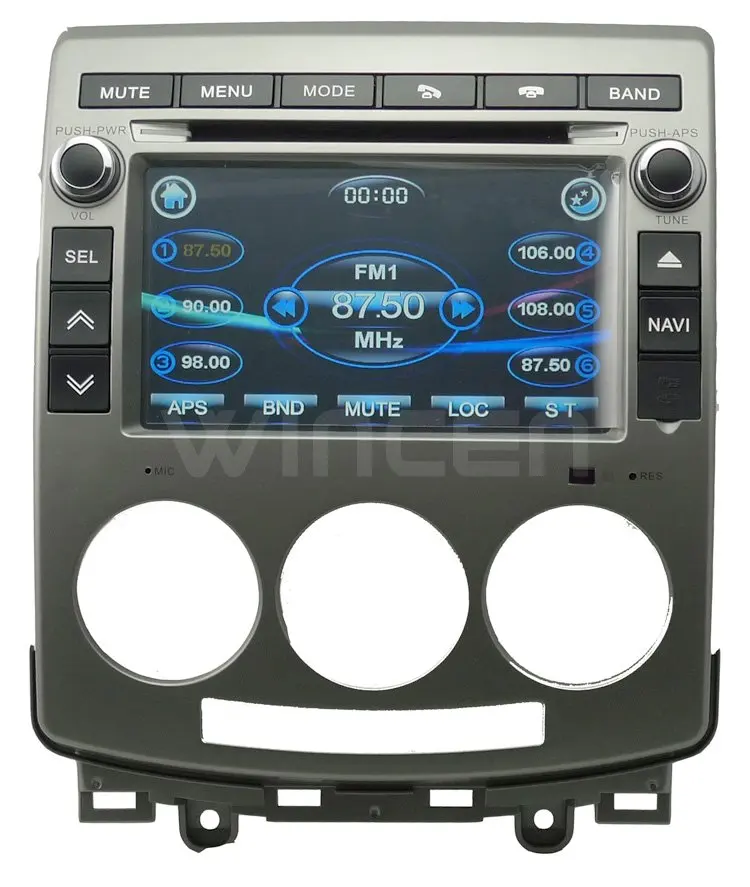 7 &quotавтомобильный DVD GPS плеер для старой Mazda 5 Встроенный BT Радио Бесплатная