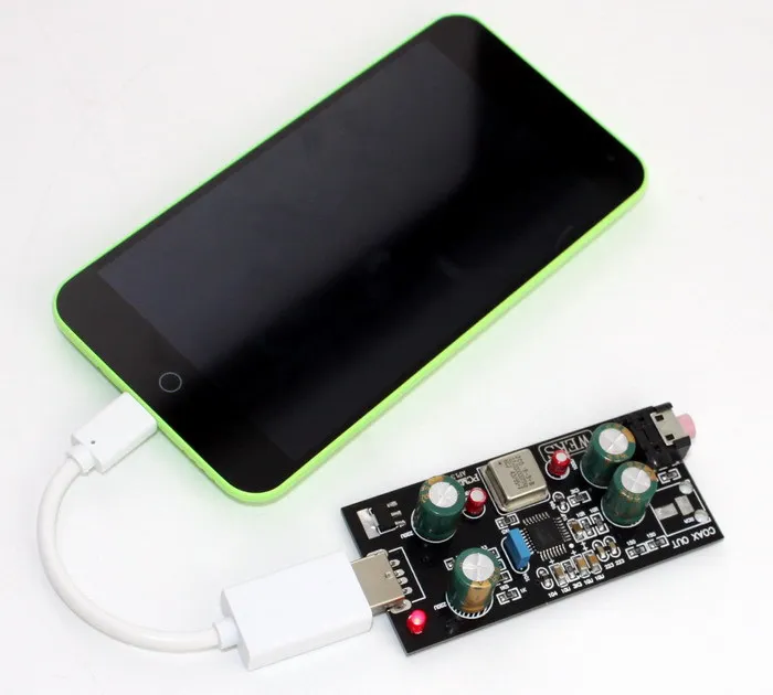 

Собранные звуковые декодеры PCM2706 OTG с поддержкой Android 4,0
