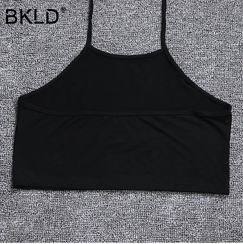 BKLD 2018 новые летние сексуальные женские майки без рукавов короткие топы с