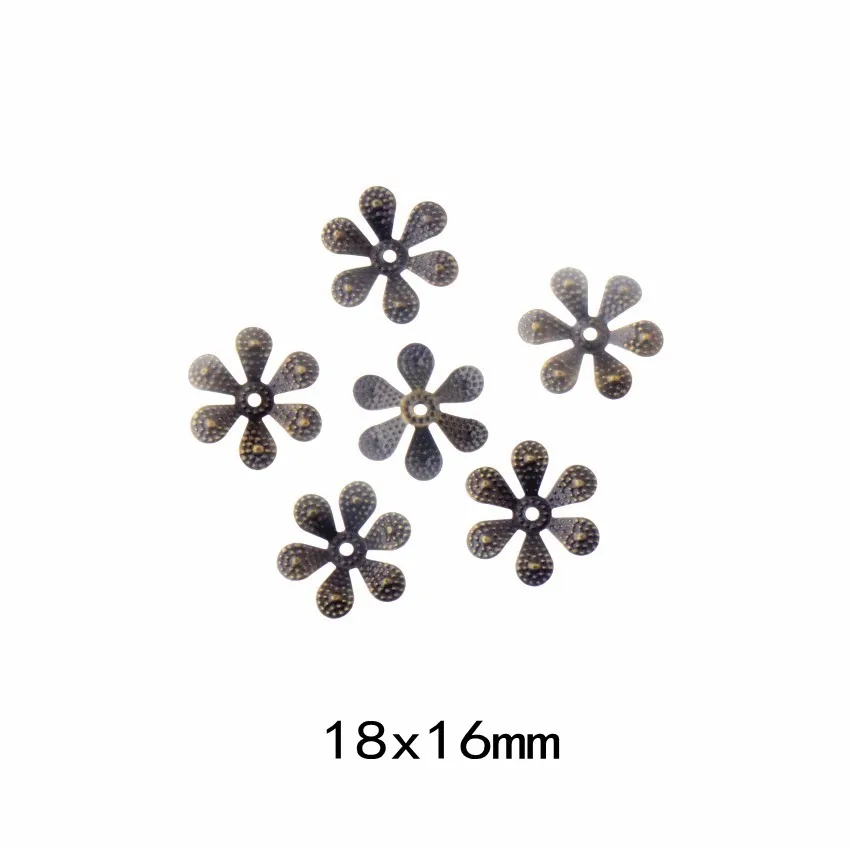 Бесплатная доставка розетки с цветами соединители античная бронза