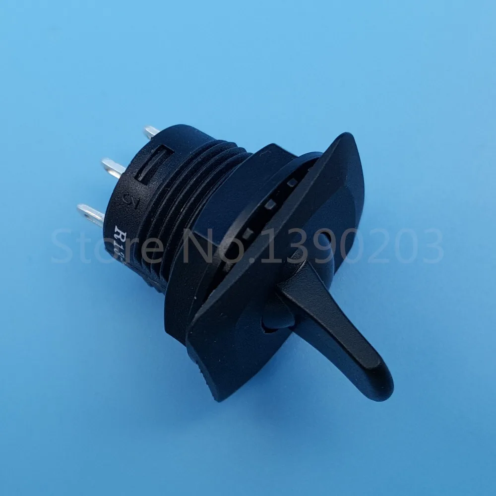 5 шт. черный SCI R13-402C 3Pin ON-ON 2 поддержание позиции круглый тумблер SPDT Панель