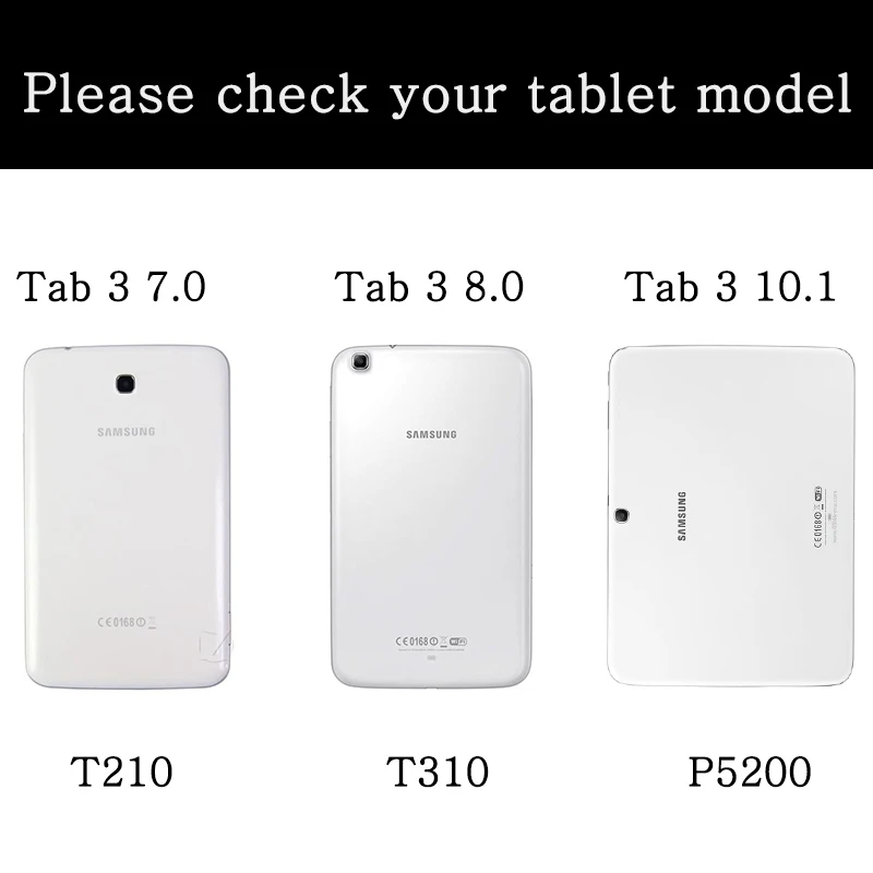 Планшетный чехол для samsung Galaxy Tab 3 7,0 T210 T211 P3200 P3210 T310 T311 T315 из искусственной кожи с откидной крышкой для Tab3 P5200 P5210 P5220