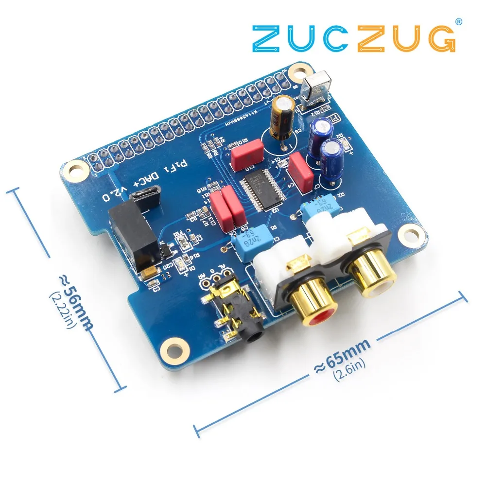 Raspberry pi 2 HIFI DAC I2S специальный интерфейс Hi-Fi аудио модуль звуковой карты B + pi2 |