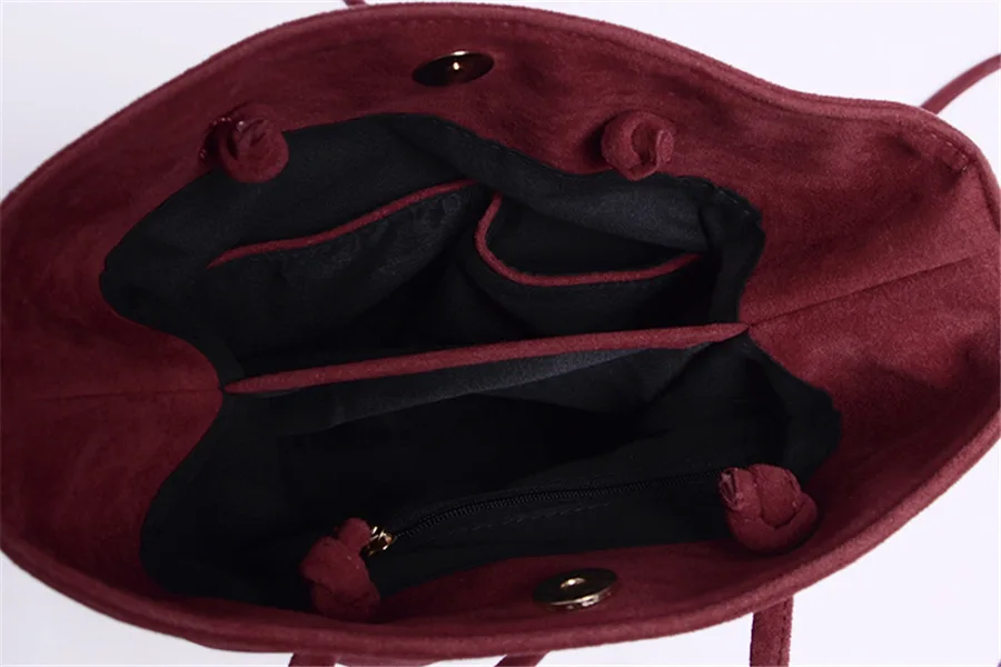 ZIWI Бренд Ведро Замши Женщин Сумки Vintange Конструктор Длинные Леди Дизайнер На