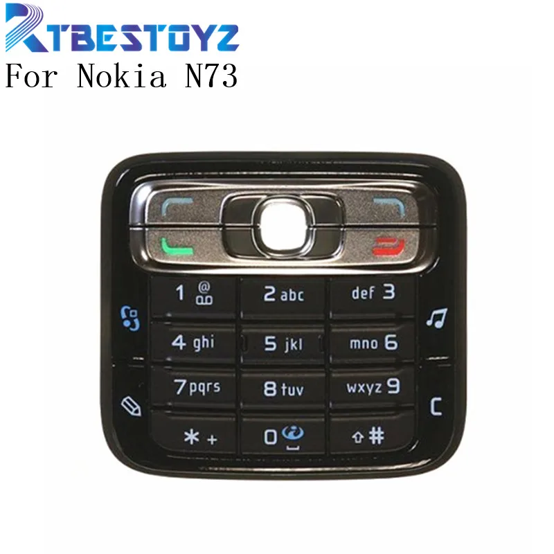 RTBESTOYZ клавиатура клавиатуры кнопки крышка корпус корпуса для Nokia N73|Клавиатуры