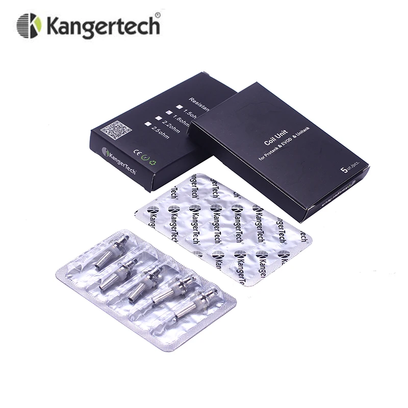 Оригинальная катушка сопротивления Kanger нагревательная для Protank 2 Mini Unitank Evod MT3