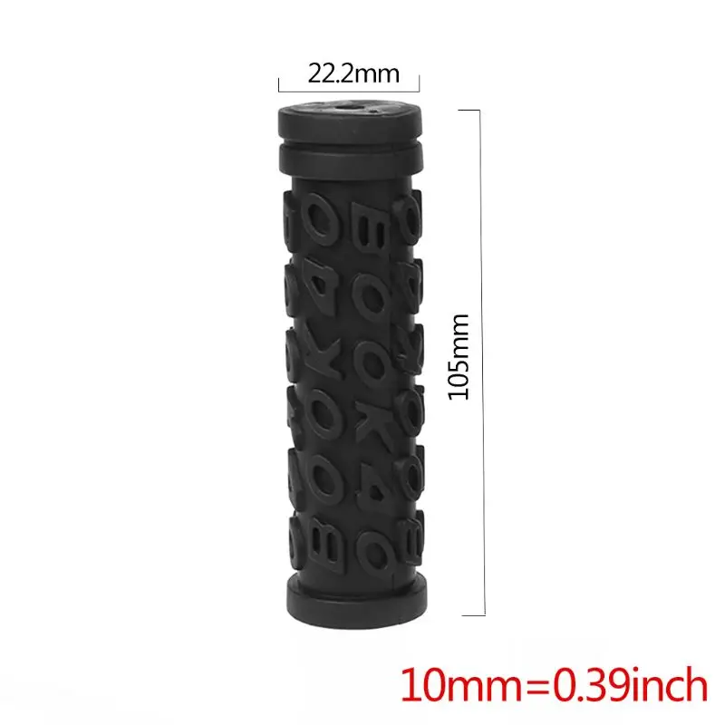 Bicycle Grips Black Letters Non Slip MTB Bike Road 22.2mm Handlebar Anti Comfortable Sweat Protection Cover Grip 10166 | Спорт и
