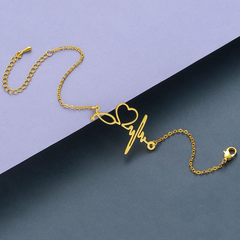 Todorova браслет из нержавеющей стали с кардиограммой стетоскоп женский специальные