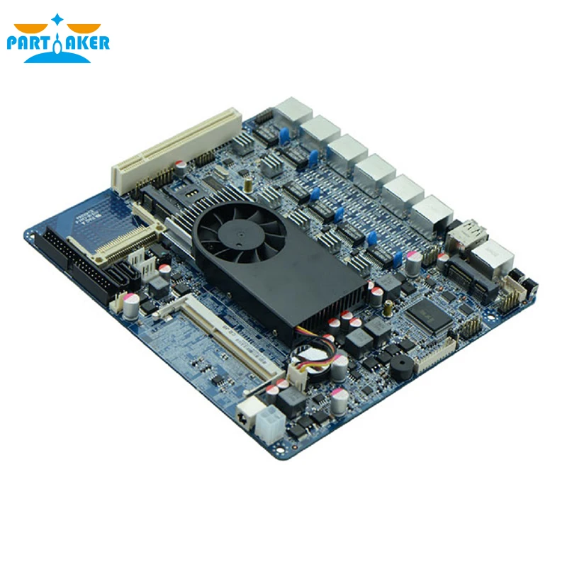 Промышленная Встраиваемая Материнская плата межсетевой экран поддержка Intel D525/1 8