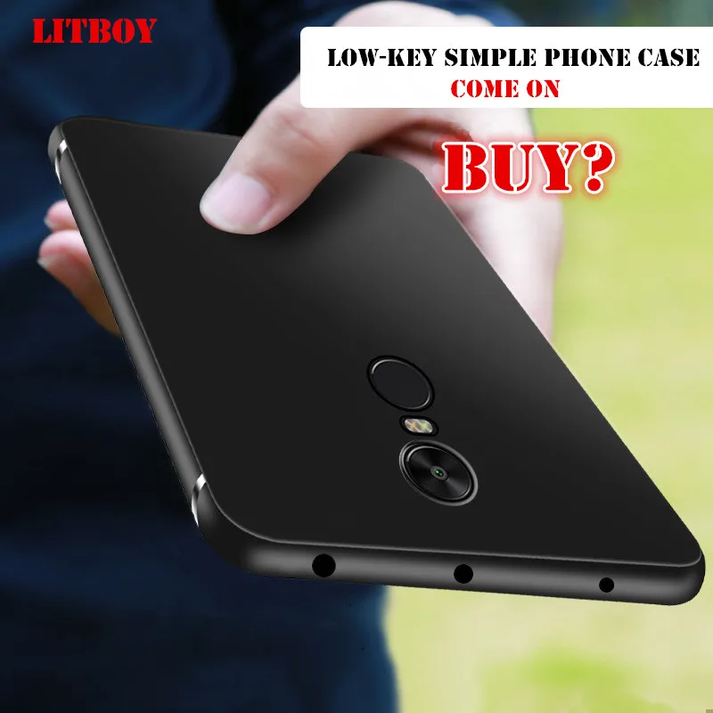 Litboy для Xiaomi Redmi Note 4X 4A 4X 5A чехол для Redmi 4 Pro 5A Redmi Note 5 чехол силиконовый ультратонкий ТПУ мягкий чехол для телефона