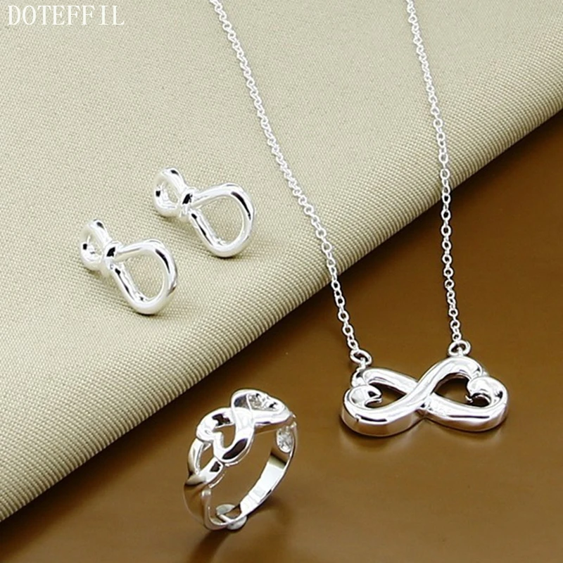 Комплект из колье и серёг серебра 925 пробы|fashion jewelry set|jewelry setsjewelry sets fashion |