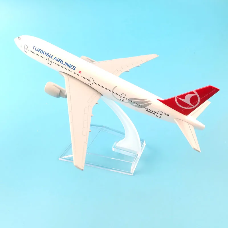 

16CMTURKISH AIRLINER 777 TURKISH AIRLINES METAL ALLOY MODEL PLANE AIRCRAFT MODEL TOY AIRPLANE BIRTHDAY GIFT