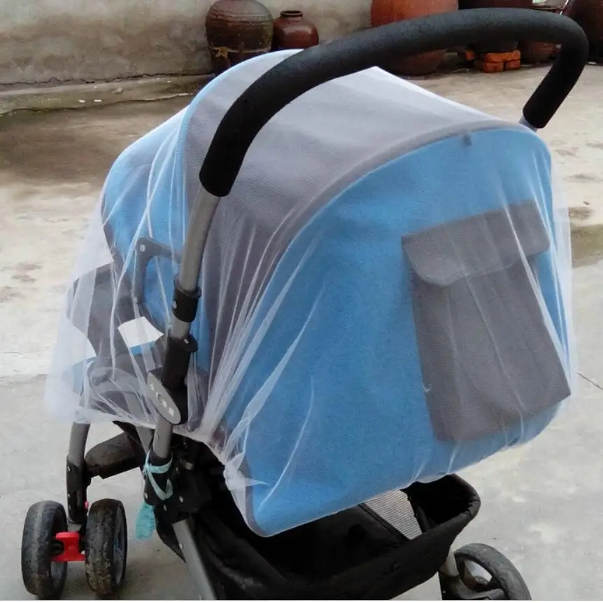Летняя безопасная детская коляска полное покрытие от насекомых москитная сетка