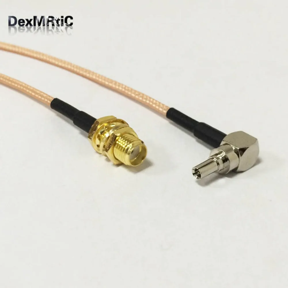 1 шт. RG316 коаксиальный кабель CRC9 для SMA Женский перегородки разъем адаптера для 3g HUAWEI E156 E160 USB модем косички 30/50/100 см