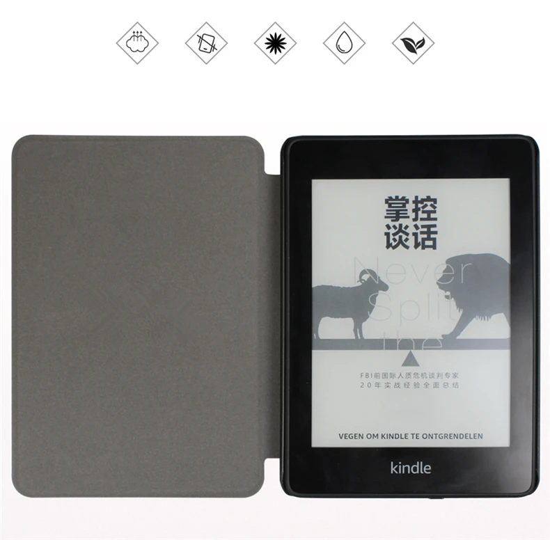 Чехол-книжка для Amazon Kindle Paperwhite 4, Магнитный смарт-чехол для нового Kindle Paperwhite 10го поколения