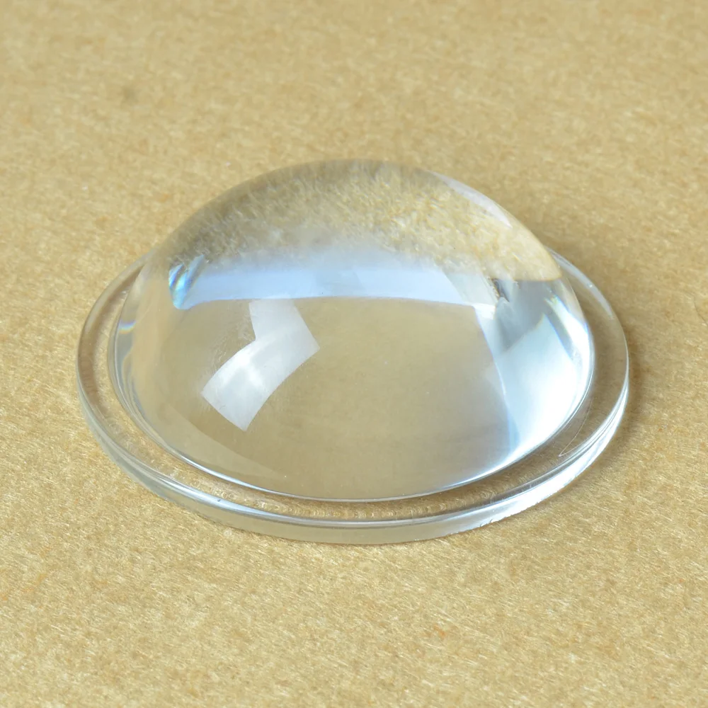 Светодиодный 60 мм высота 23 LED оптическое стекло асферическая выпуклая линза