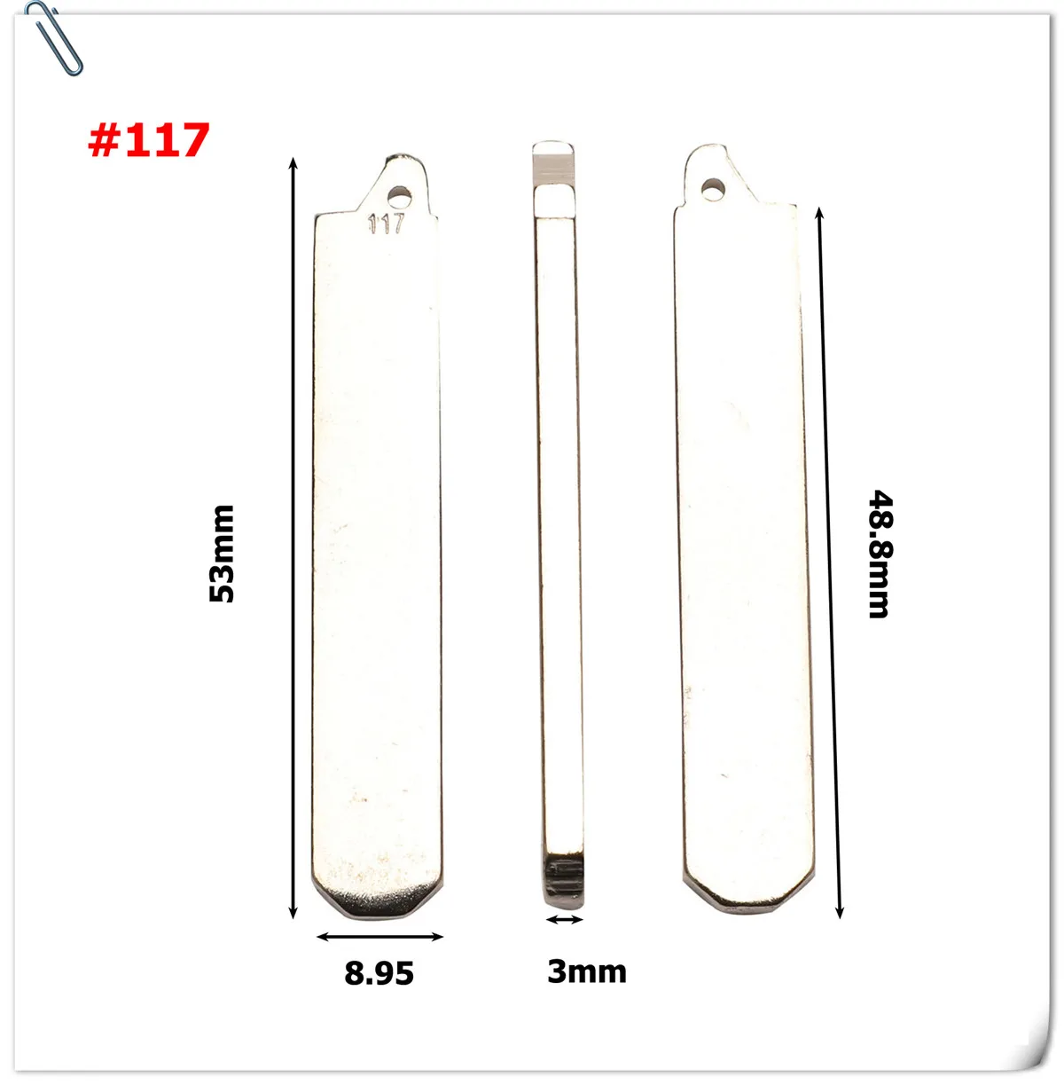No.117 Jingyuqin#117#116#25#03 ключ для Honda Accord Fit Odyssey CRIDER( г/а) откидной складной KD VVDI JMD ключ для автомобиля пустой - Цвет: No.117