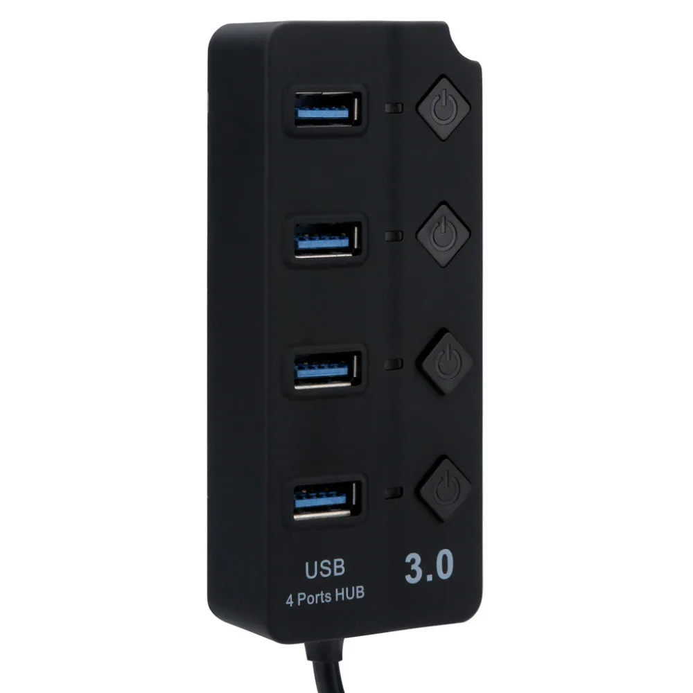 Концентратор 4 порты и разъёмы независимый ключ 3,0 usb-хаб компьютер Deconcentrator концентратор 5 в 500 мА милый изысканный внешний вид удобны