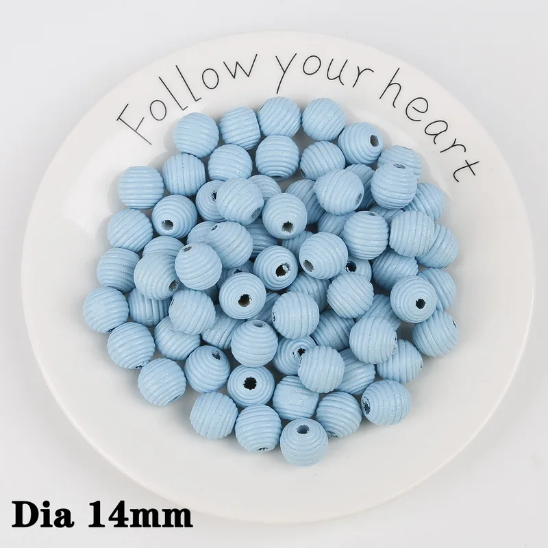 50pcs Hole 3.5mm 30 разные стили Размеры Природный Spacer деревянные бусы Красочные Сердце Звезда Корона цветок дерево из бисера для рукоделия детские игрушки бисер для одежды - Цвет: 50pcs Hole 3.5mm