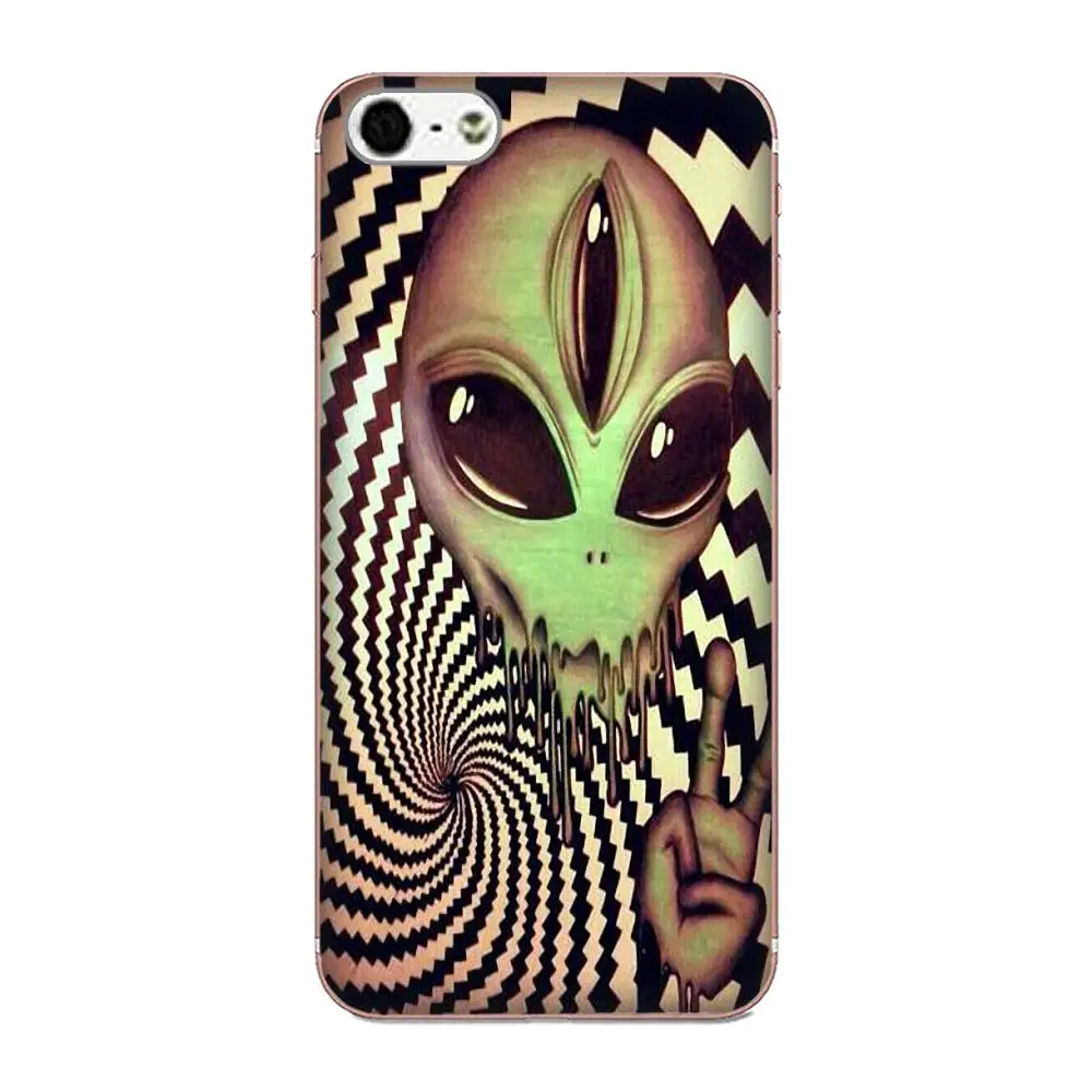 Skrillex Alien Head Мягкий Силиконовый ТПУ прозрачный дизайн телефона для Xiaomi Redmi Note 2 3 3S 4