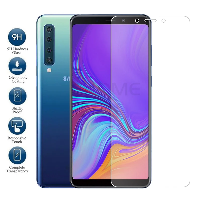 Защитная пленка 2 5D для Samsung Galaxy A9 Star Lite A8 A9S A6 Plus A7 A750 2018 M10 M20 M30|Защитные стёкла и