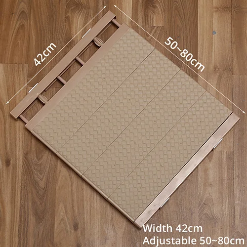 42Begie-50-80cm Шкаф перегородка держатель для хранения вешалка для шкафа Регулируемый многослойный Органайзер Полка Ванная комната держатель кухня отдельный каркас - Цвет: 42Begie-50-80cm