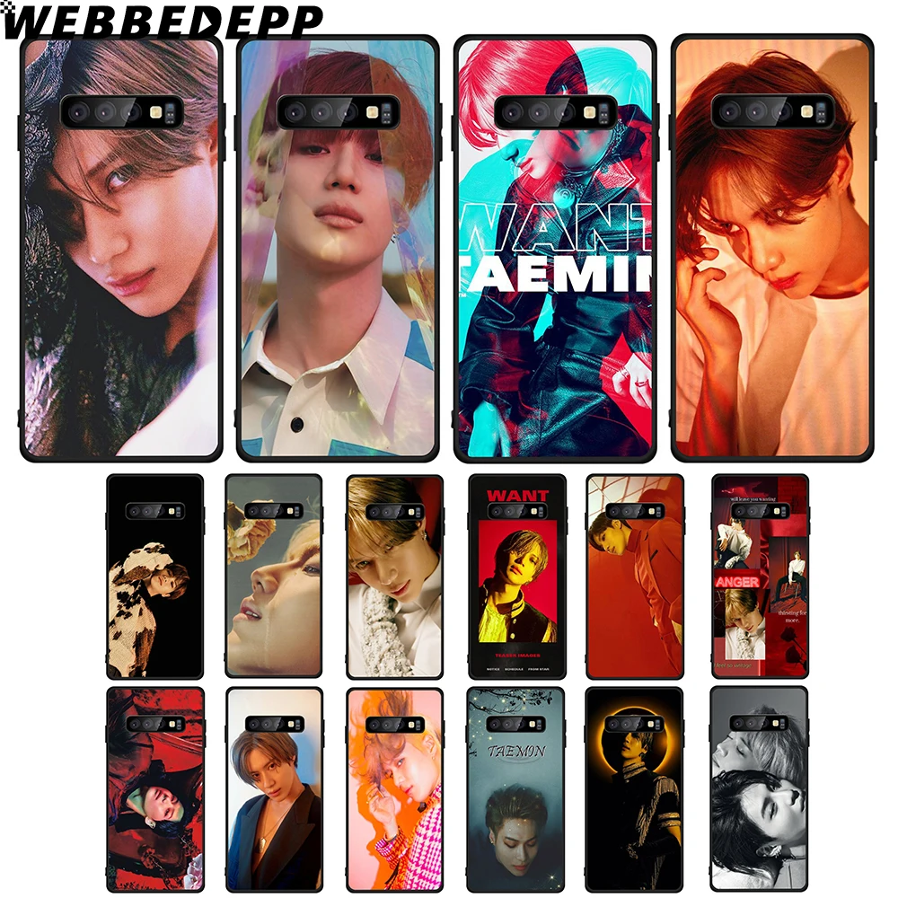 WEBBEDEPP KPOP SHINee Taemin мягкий чехол из ТПУ для Samsung Galaxy Note8 9 A10 A20 A40 A50 A60 A70 M10 M20 M30|Бамперы| |