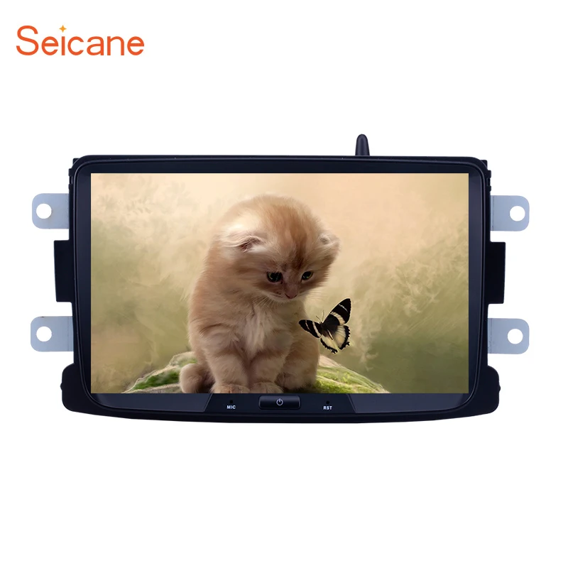 Seicane 4 + 64 ГБ Android 10 0 для RENAULT Duster Deckless 2014 2015 2016 HD 1024*600 Автомобильный GPS navi Multimeida плеер