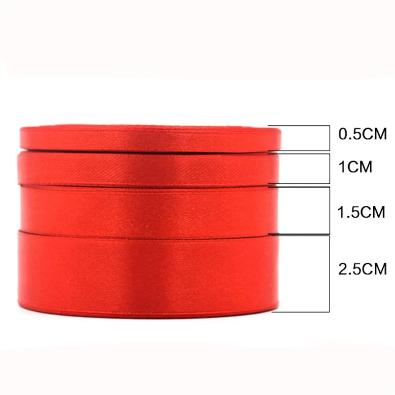 25Yards/Roll 6mm 10mm 15mm 20mm 25mm 40mm 50mm Silk Satin Ribbons arts crafts sewing ribbon handmade materials gift wrap | Дом и сад