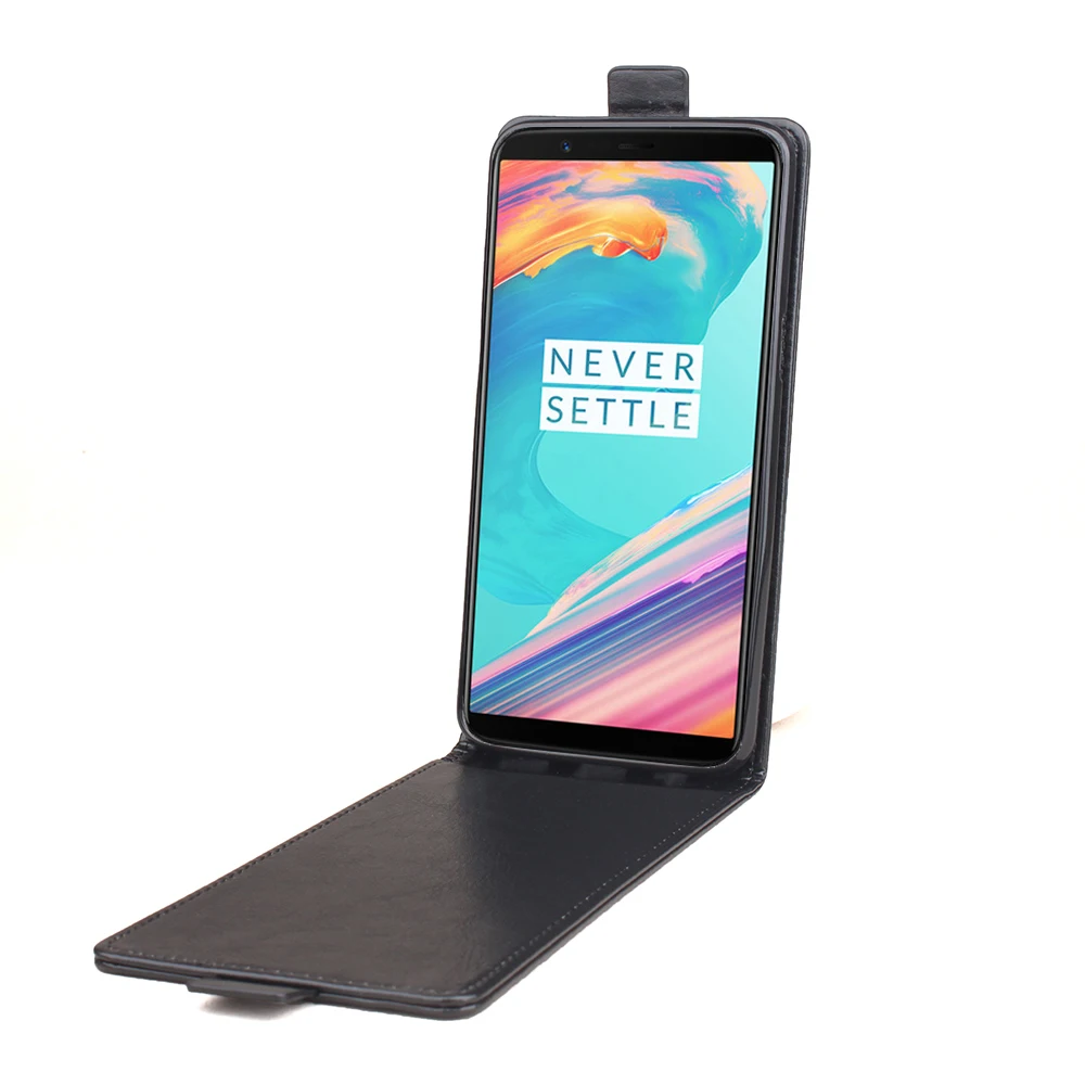 Роскошный кожаный чехол для OnePlus 5 T A5010 книжка / A 5010 чехлы мобильных телефонов s