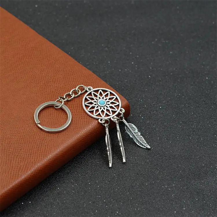 3 шт. подвеска в виде пера филигранная цепочка для ключей Ловца снов Ловушка