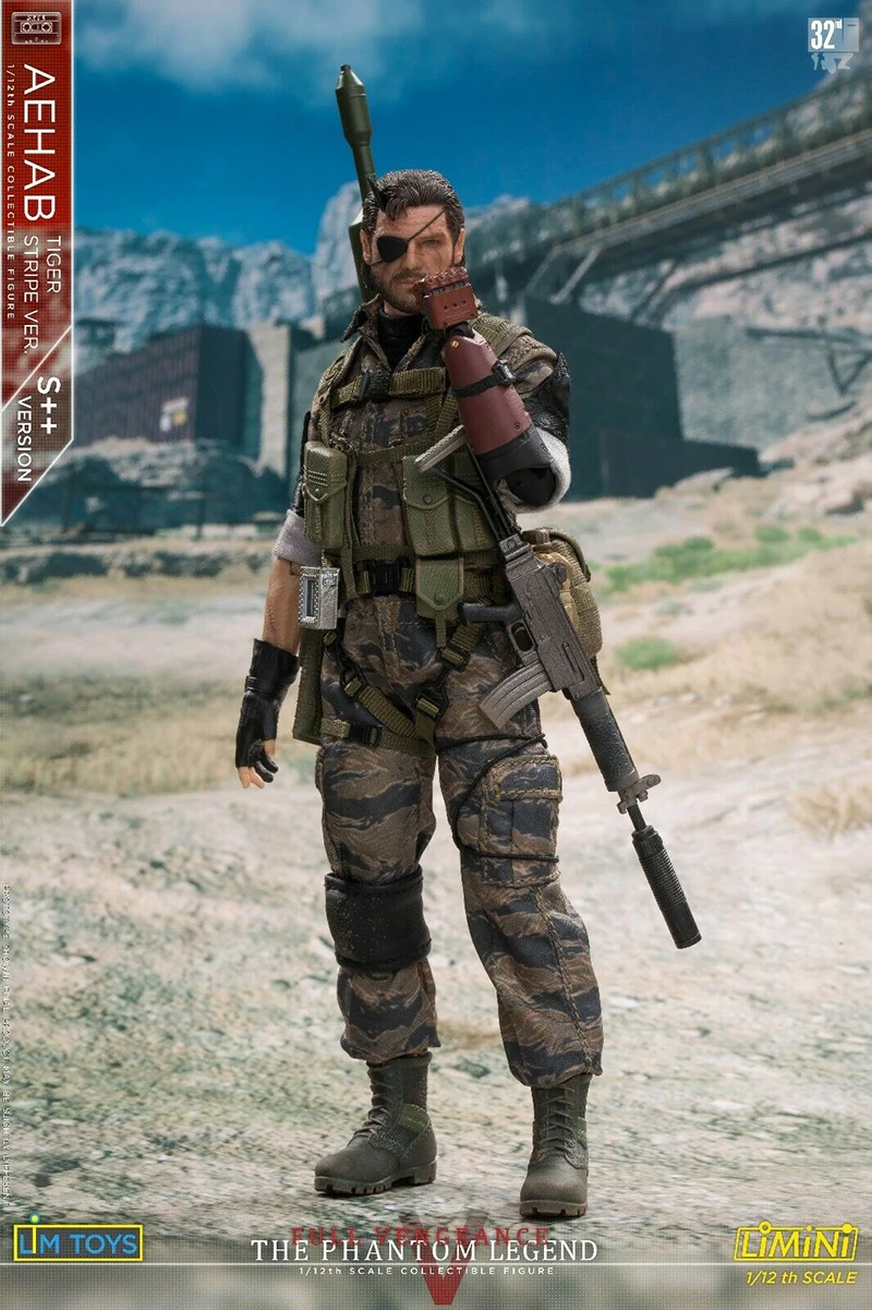 LIM TOYS 1/12 Ismael голова лепить и тело и оружие модели набор LIMINI AEHAB игрушки